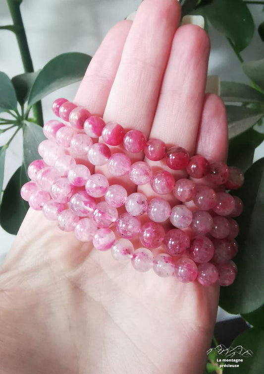 Bracelet en Rhodonite Sakura rain