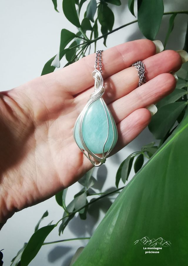 Pendentif en Amazonite