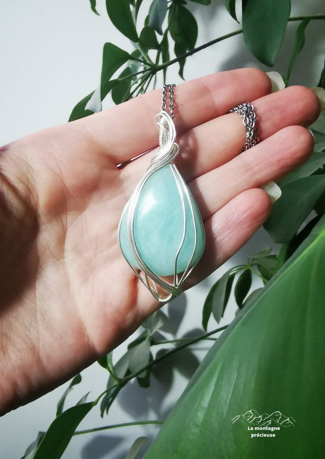 Pendentif en Amazonite