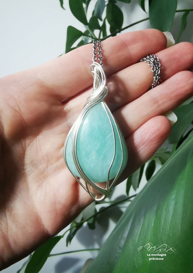 Pendentif en Amazonite