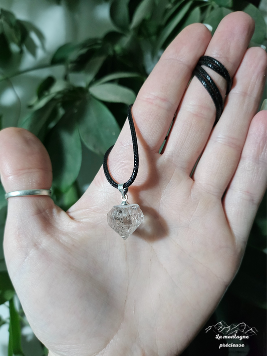 Pendentif en Diamant Herkimer