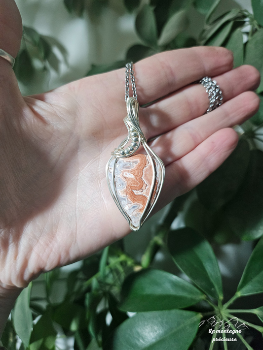 Pendentif en Jaspe Rosetta