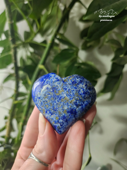 Cœur en lapis-lazuli
