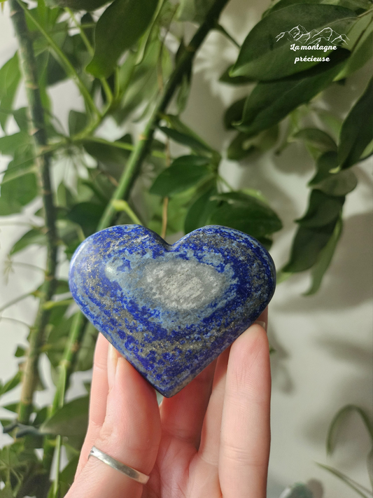 Cœur en lapis-lazuli