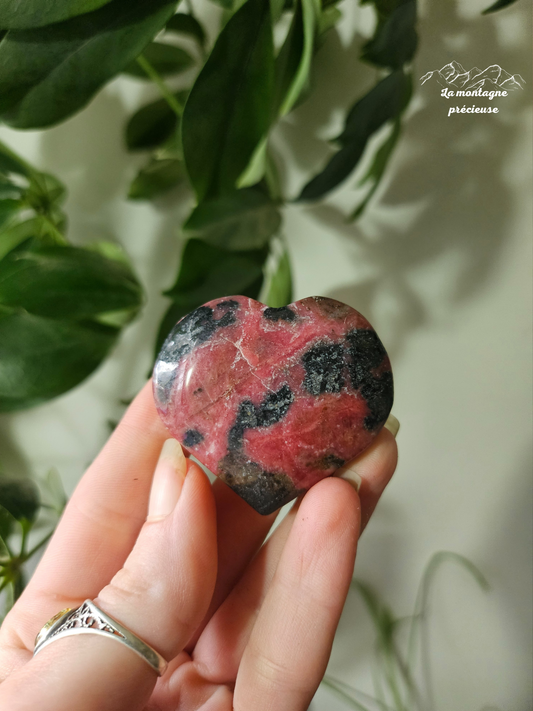 Cœur en Rhodonite