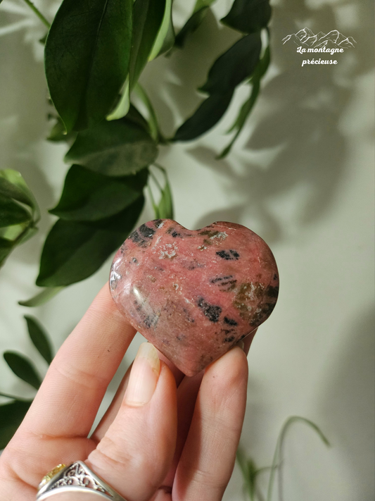 Cœur en Rhodonite