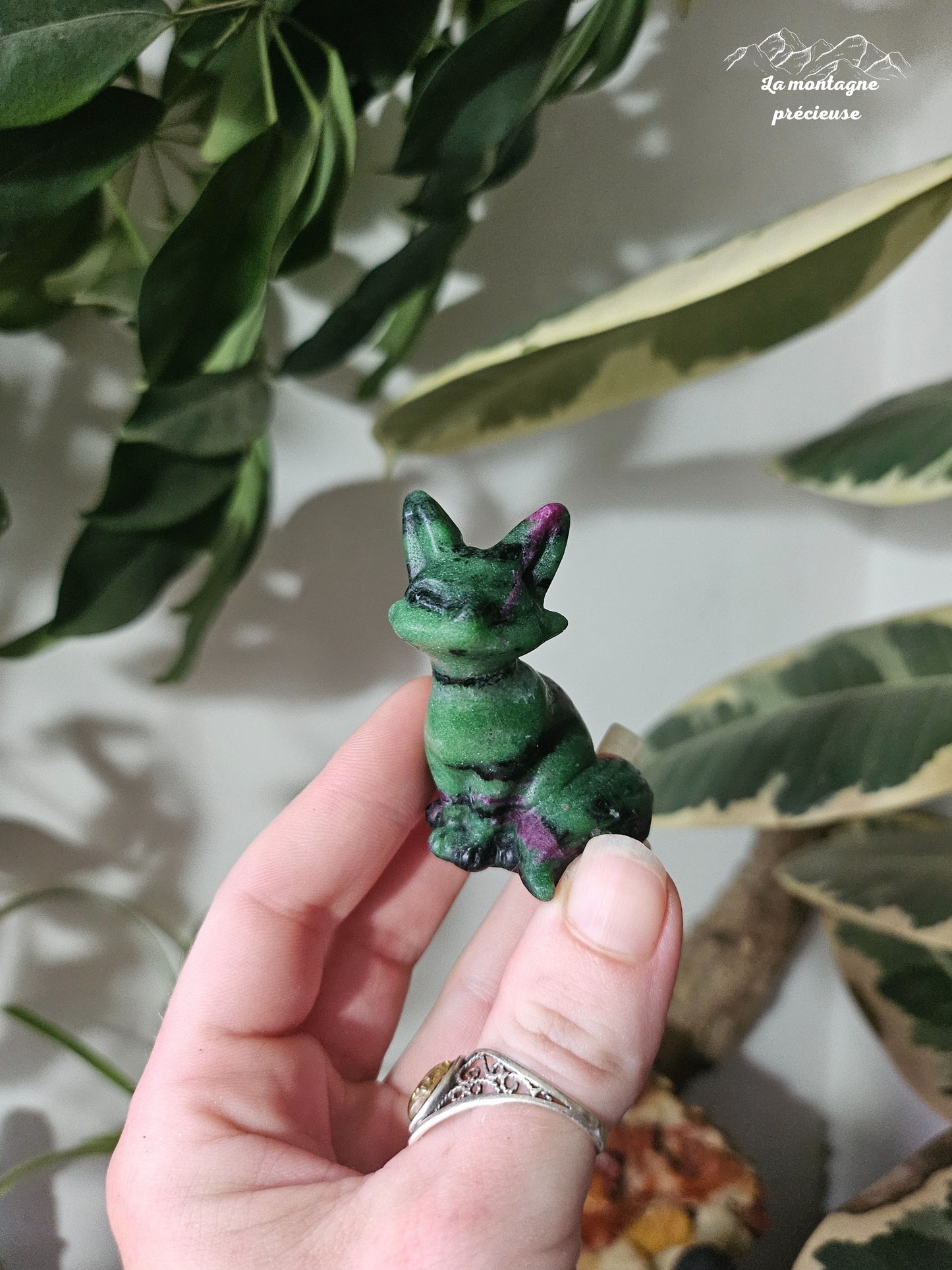 Renard en Rubis zoïsite