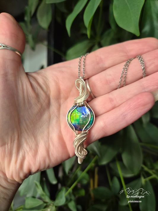 Pendentif en ammolite