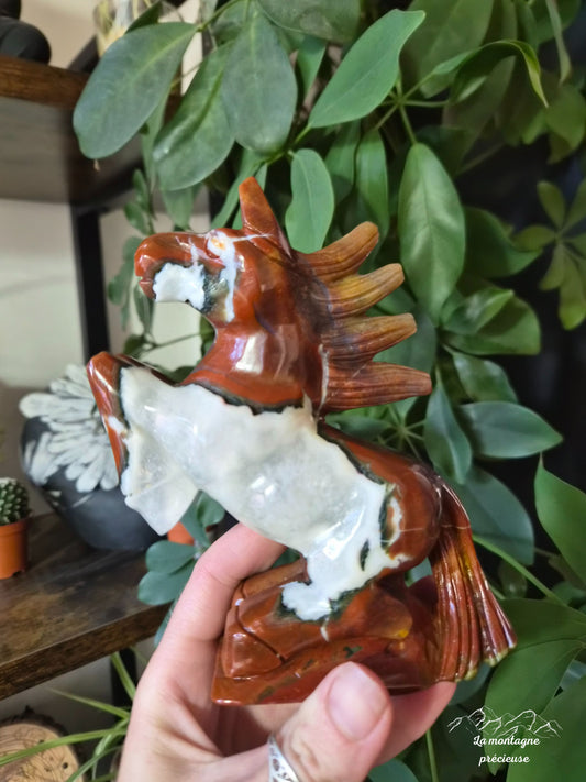 Cheval en Jaspe océan