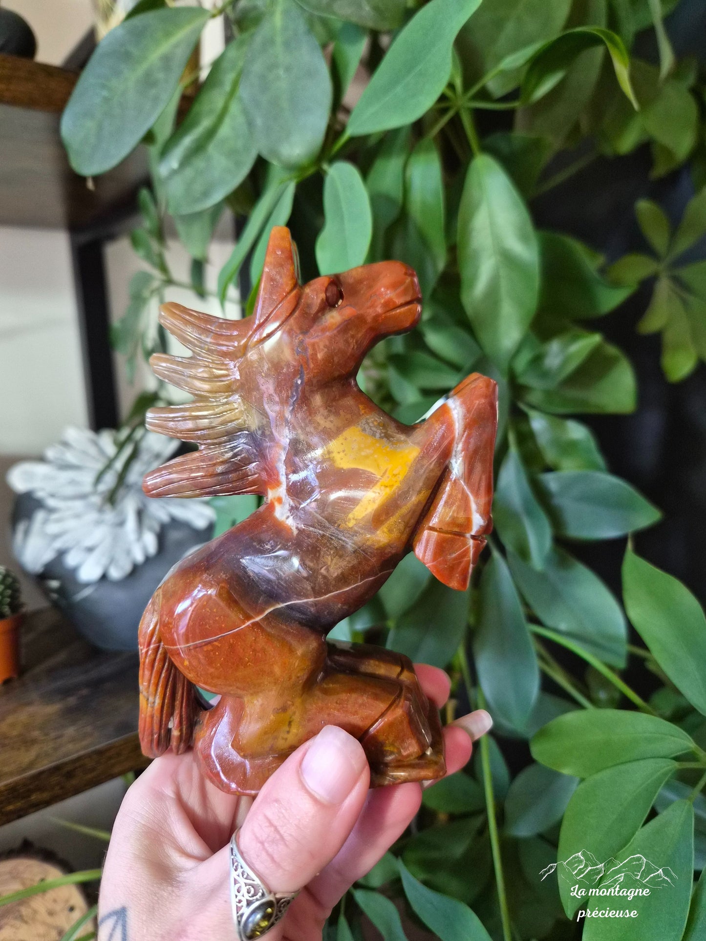 Cheval en Jaspe océan