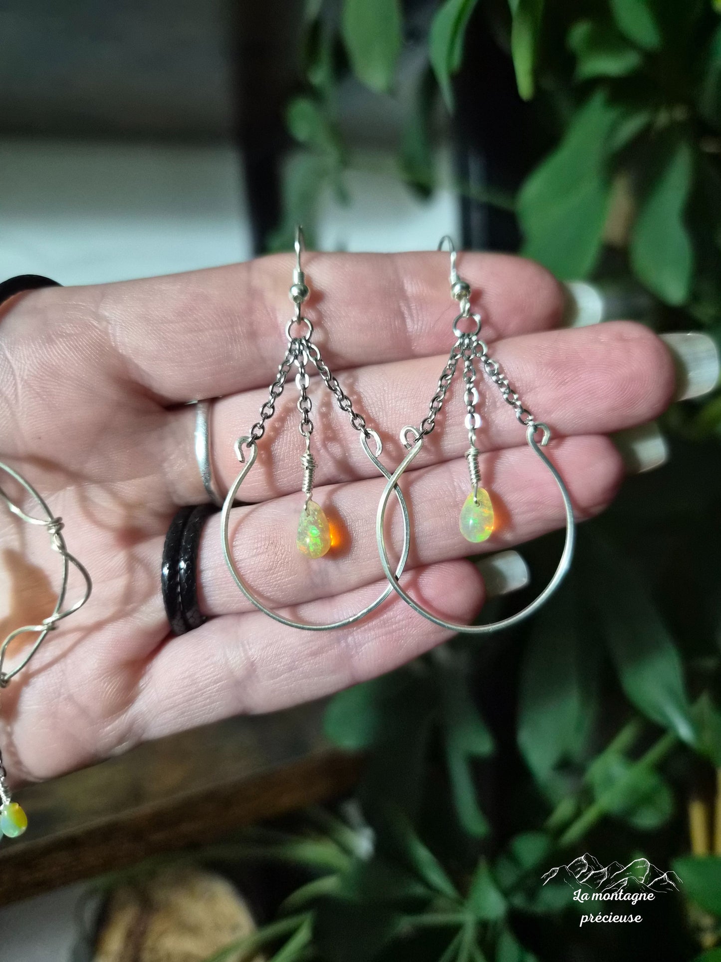 Parure " Souffle d’Opale "