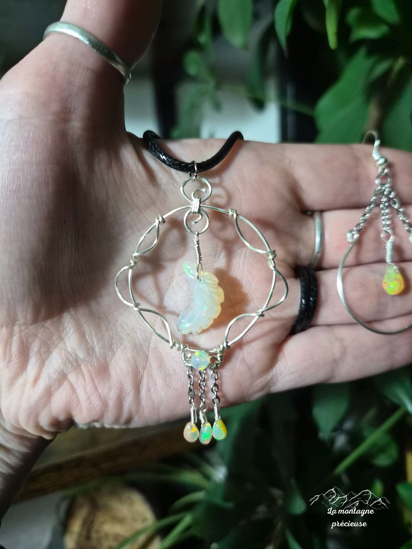 Parure " Souffle d’Opale "