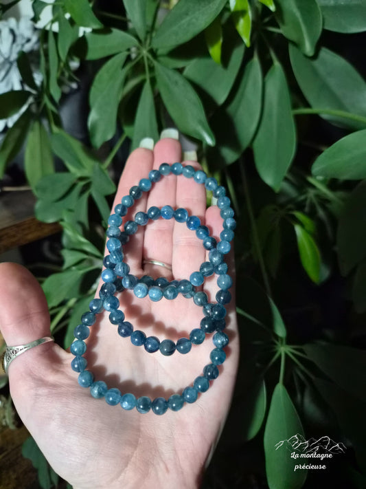 Bracelet en kyanite bleue