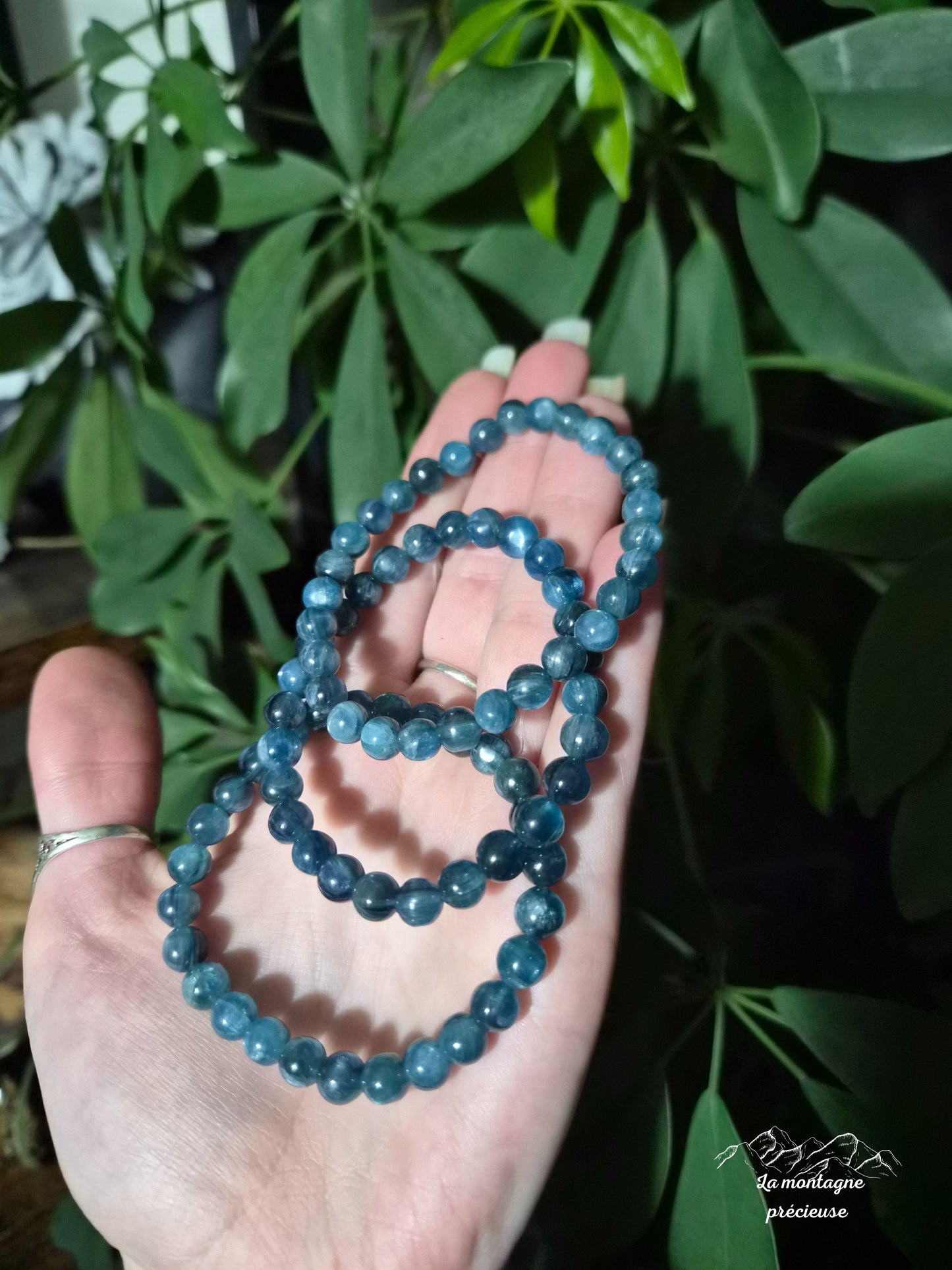 Bracelet en kyanite bleue