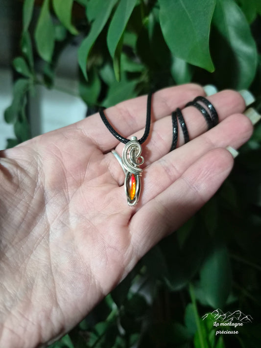 Pendentif en ammolite