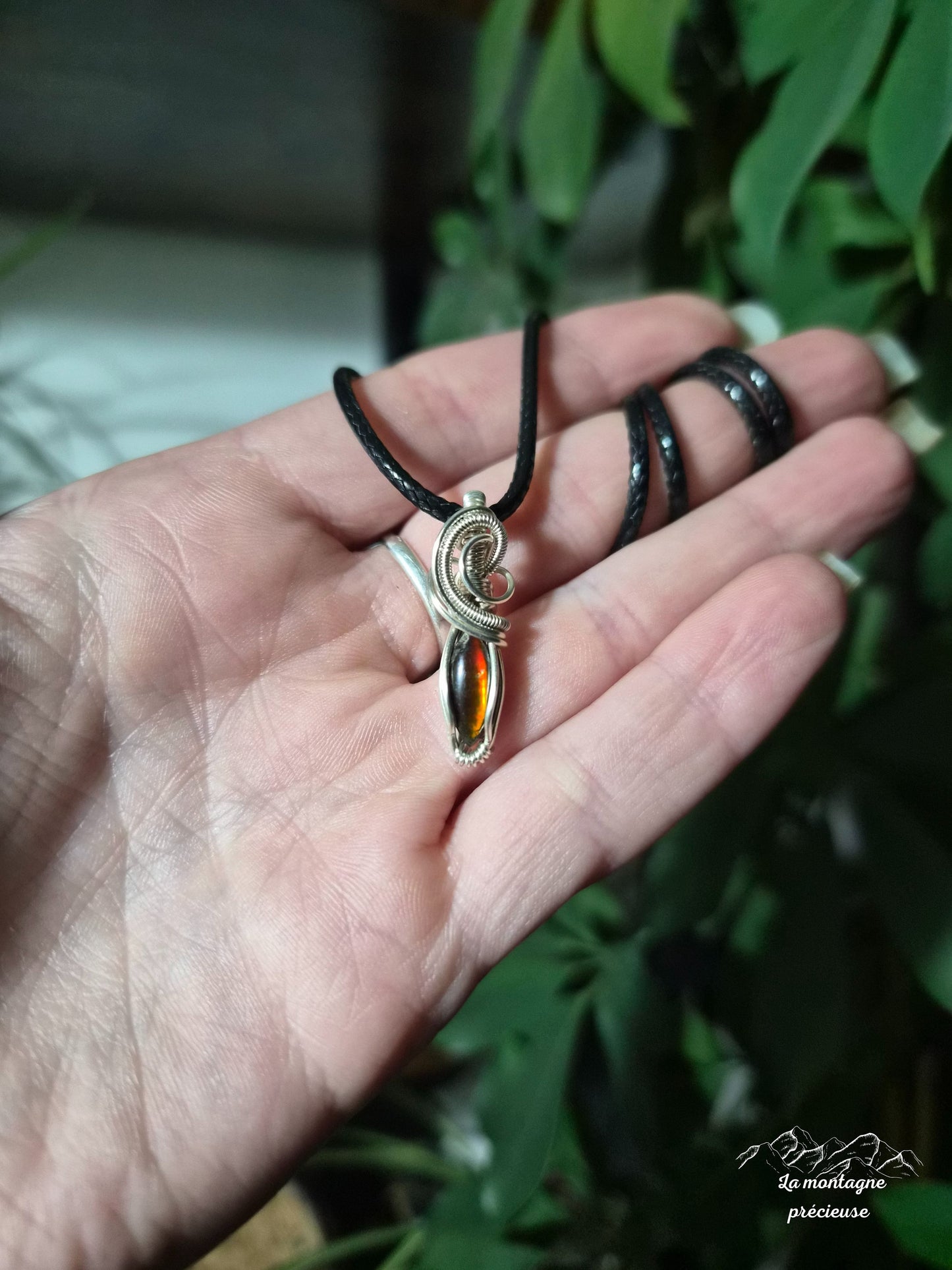 Pendentif en ammolite