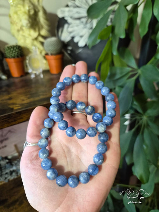 Bracelet en kyanite 8mm