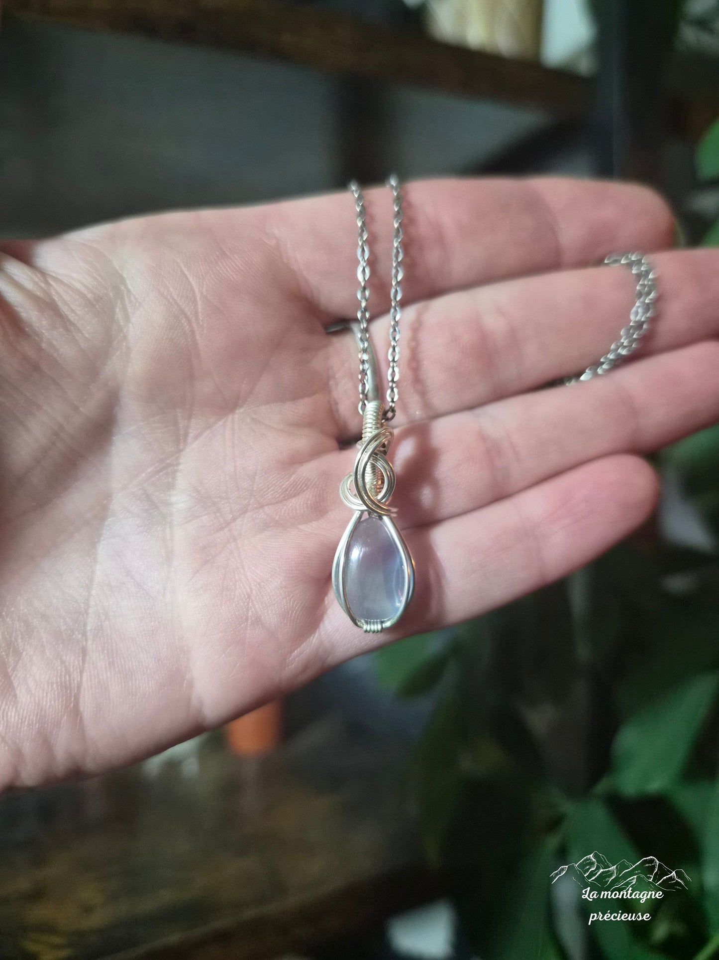 Pendentif en fluorite