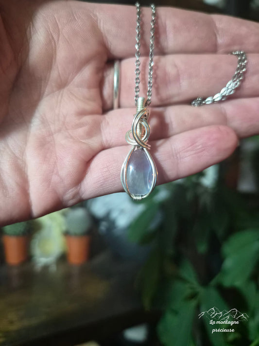 Pendentif en fluorite