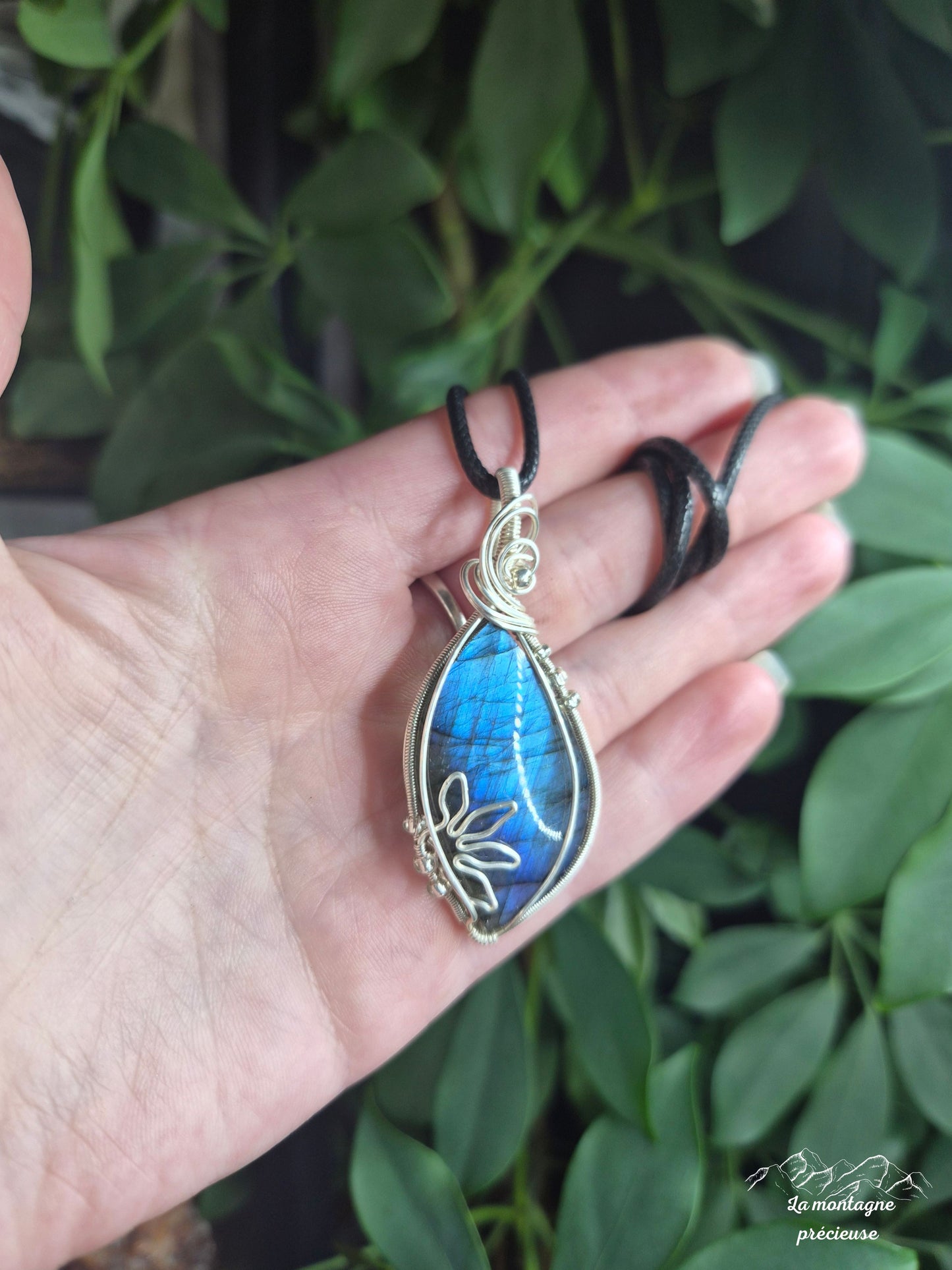 Pendentif en labradorite