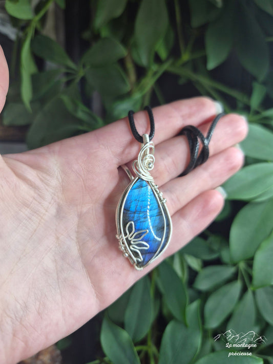 Pendentif en labradorite