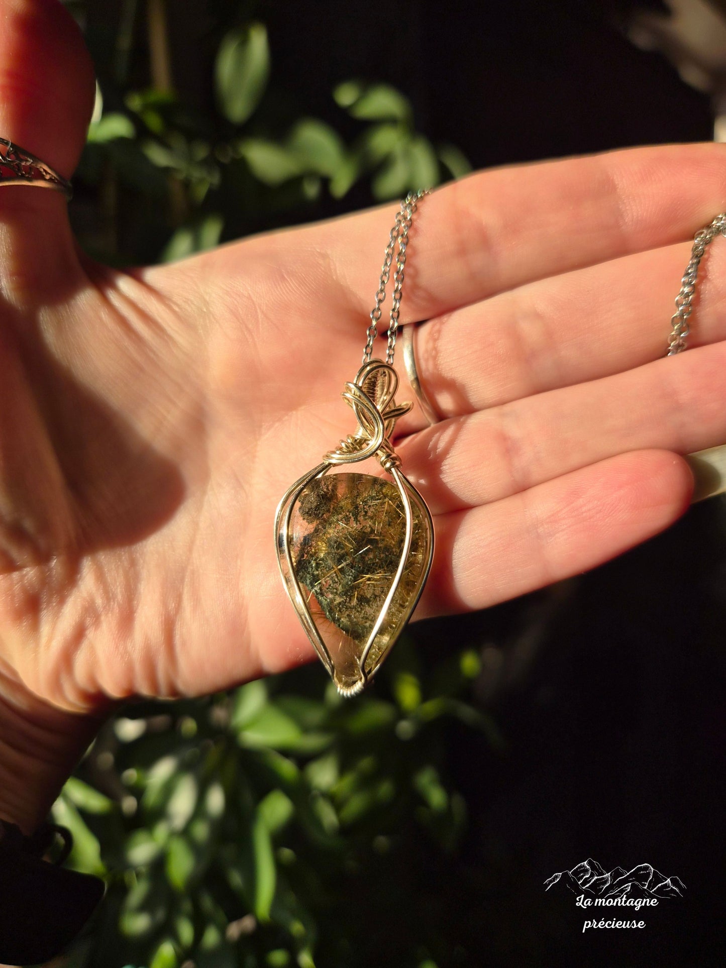 Pendentif " Fragment de Terre " en lodolite