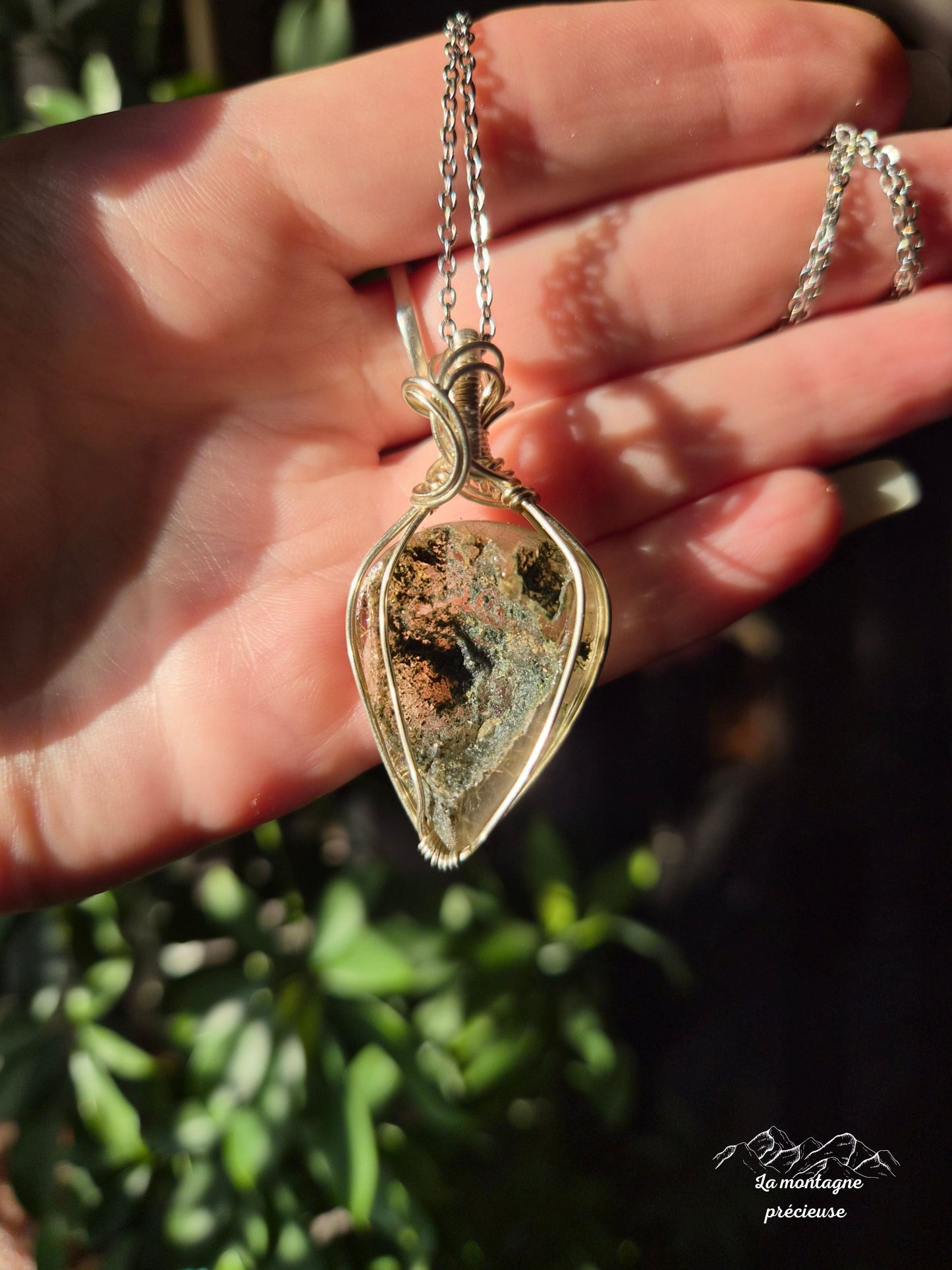 Pendentif " Fragment de Terre " en lodolite