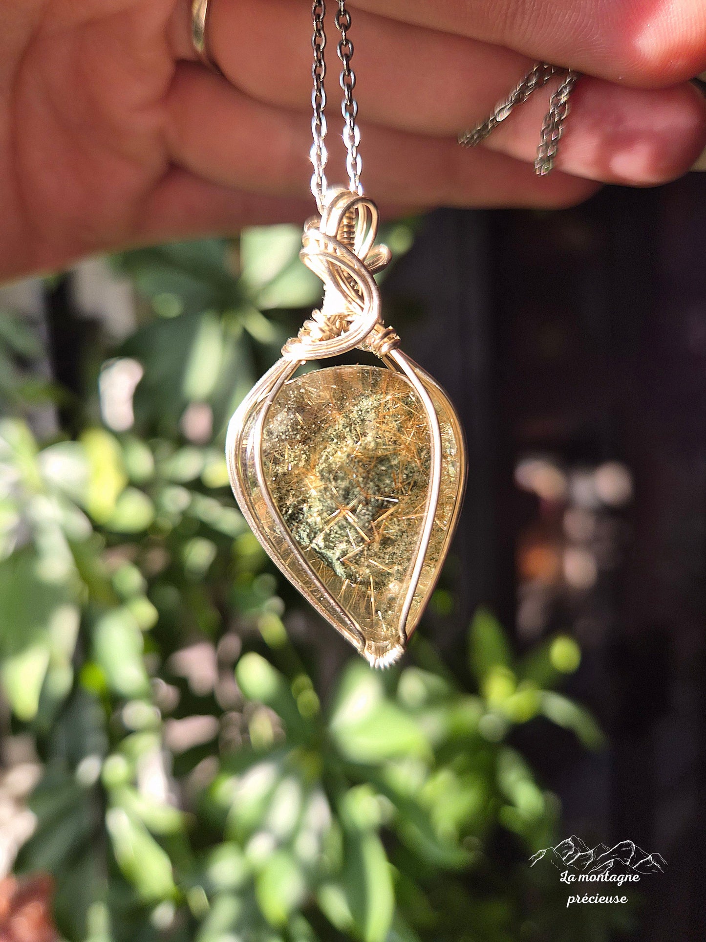 Pendentif " Fragment de Terre " en lodolite