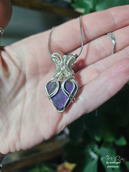 Pendentif en Purpurite brute